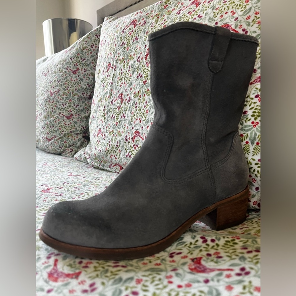 UGG Charcoal Suede Ankle Boots
